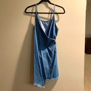 Denim Wrap Dress